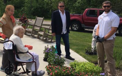 Countryside donates flowers and educates residents on how to plant them at The Arboria